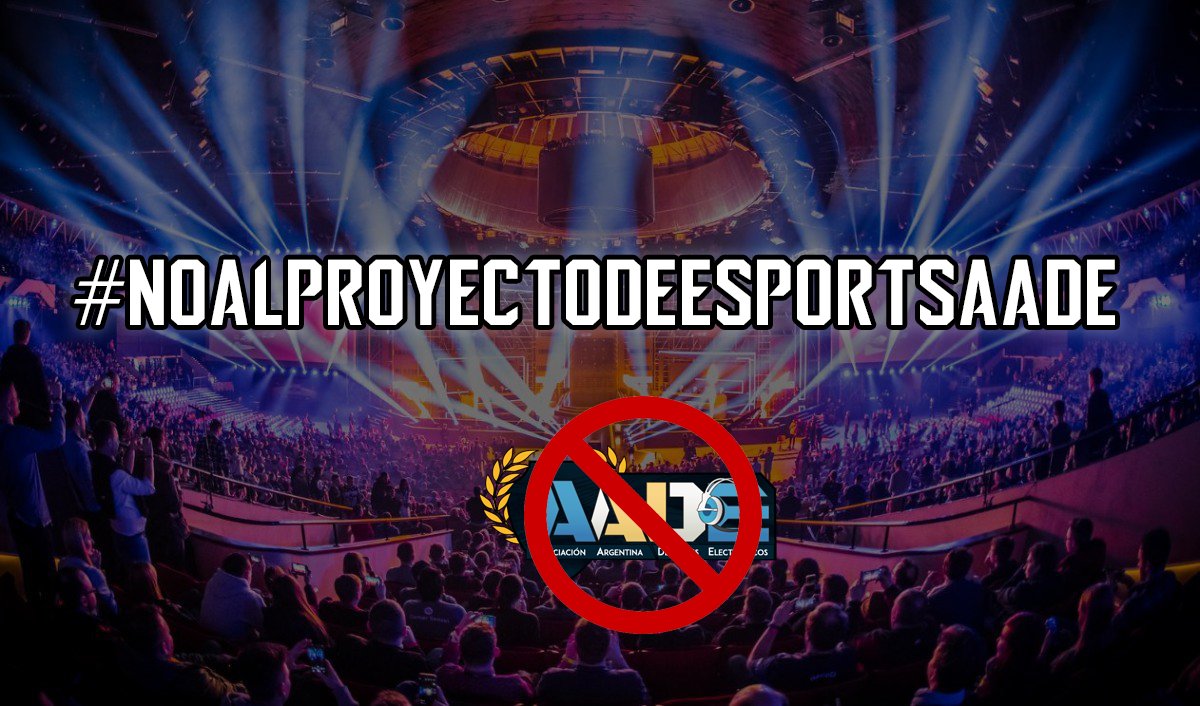 Me están triggereando, hay como 3 hashtags diferentes.
Les dejo uno bien clarito y ahora les explico porque. Abro hilo: #NoAlProyectoDeEsportsAADE