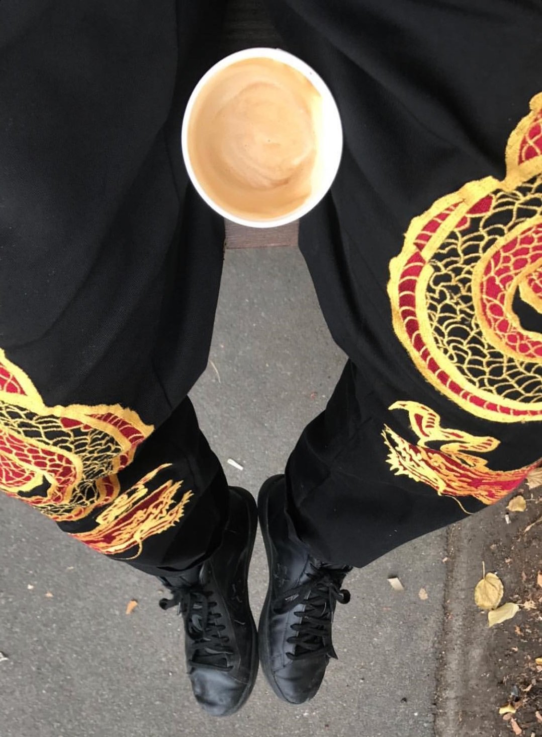 かわいい! supreme Supreme 18aw Dragon Work dragon Pant work tant