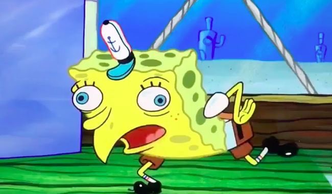 TWojoXHS's tweet photo. @tony_marianova9 iM fEeLiNg iT nOw mR. kRaBs https://t.co/8H9GhJIR6T