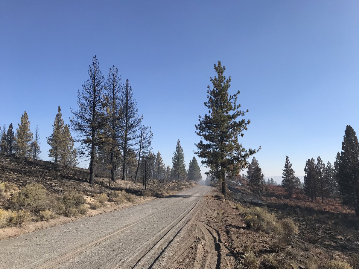 CentralORFire's tweet photo. The #TepeeFire is now 65% contained and was more accurately mapped at 2,007 acres. Firefighters will continue mopping up firelines today. https://t.co/SdNG1RwuBs