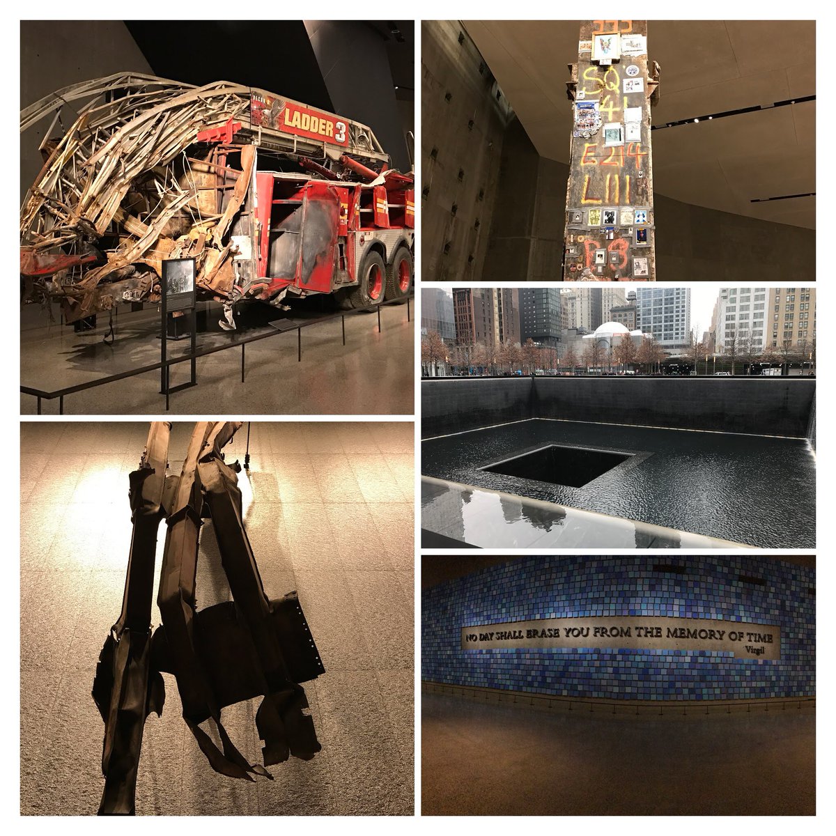 jej111's tweet photo. These are a couple of the photos from our 2017 visit to 9/11 Museum &amp; Memorial. It was an emotional experience to relive that day and see the tributes to those who lost their lives but something I recommend to anyone who has the chance to visit. #Honor911 https://t.co/jyKrqi2x53