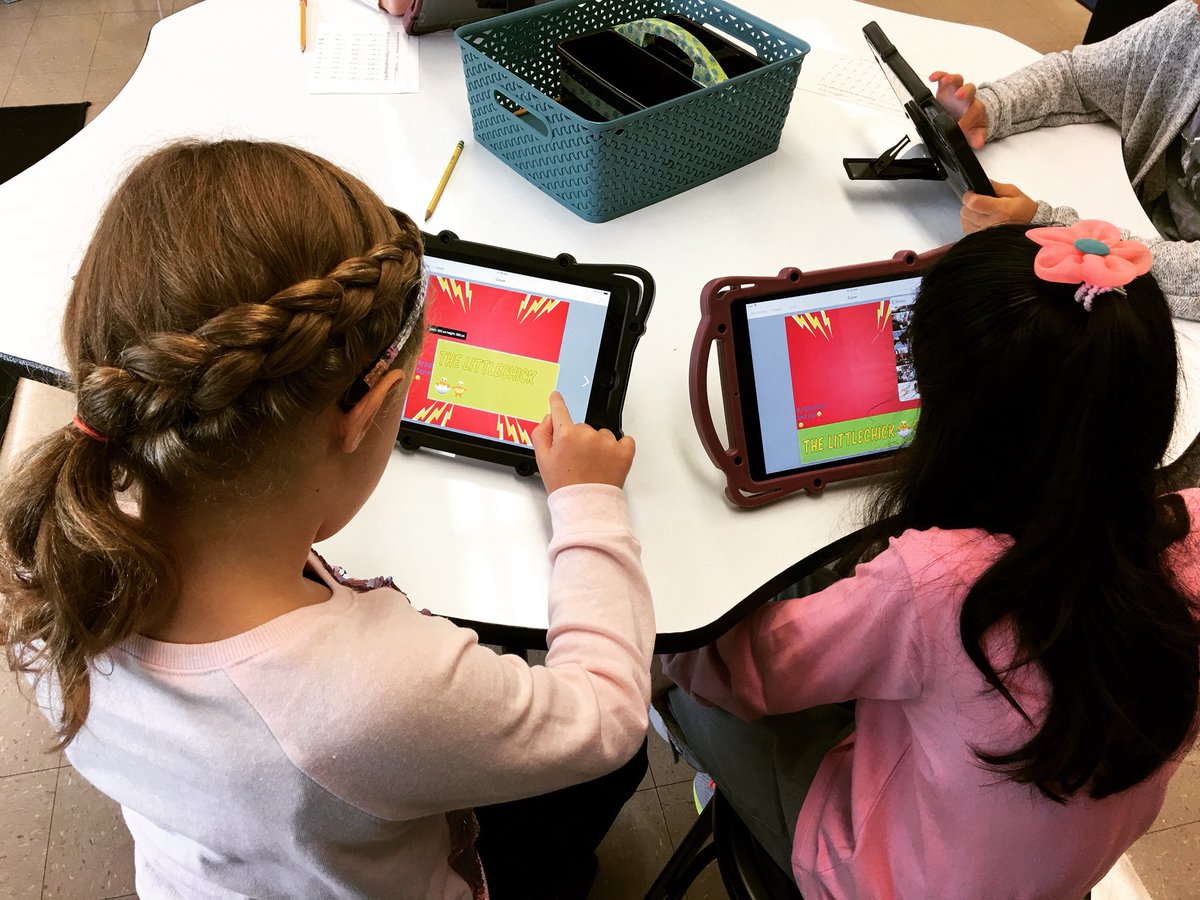 ElisaBostwick's tweet photo. Creating our own stories using @BookCreatorApp during #makermornings where learners choose what to explore to launch each day!
#learningatGR #ExploreEmpowerExcel #LEAPeffect https://t.co/zN3HPo79vR