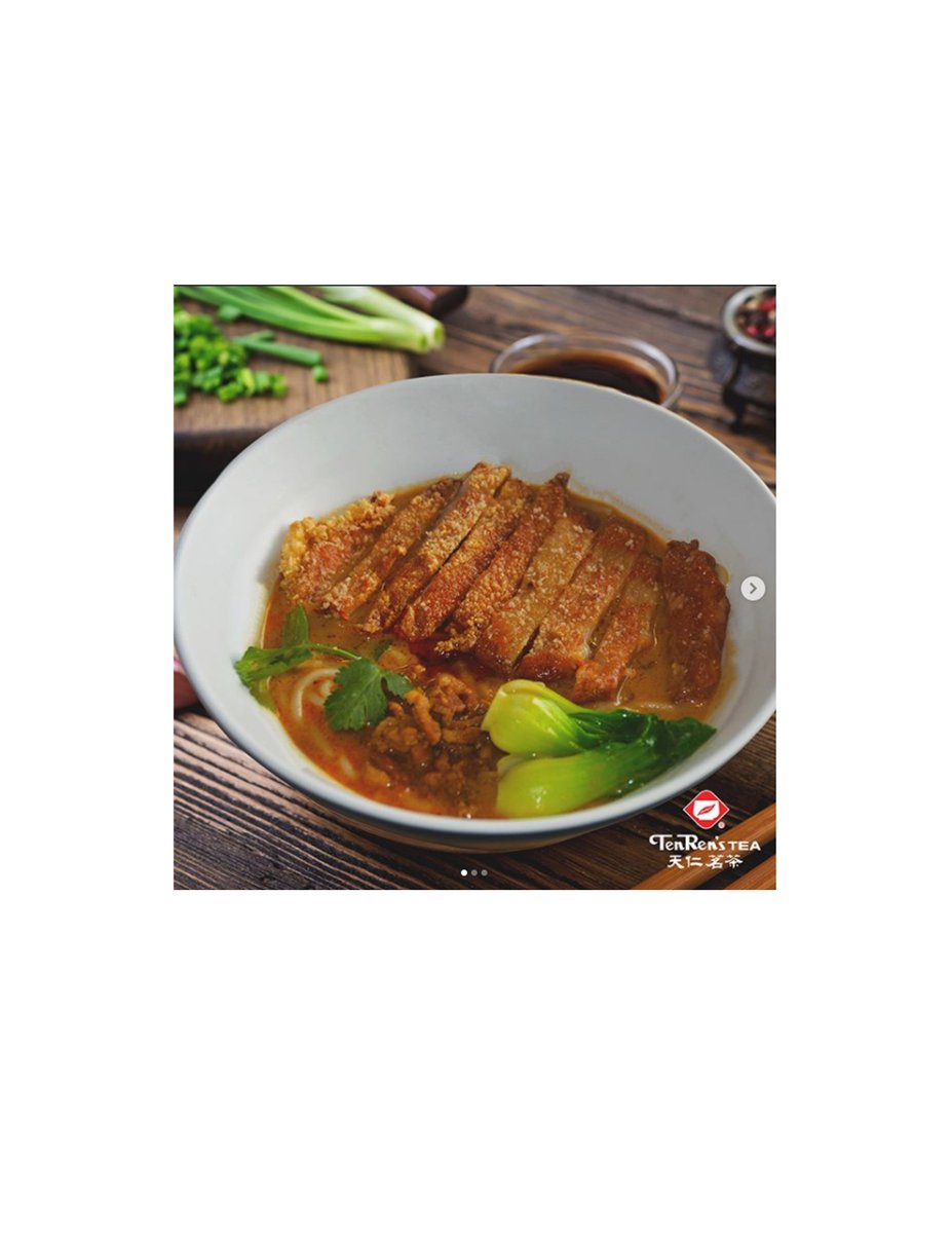 tenrenstea's tweet photo. Introducing our new tea infused meal:
Dan Dan Noodle with Green Tea Pork Cutlet
Genmaicha Bream Fish Rice
Pu-erh Curry Beef Rice #bubbletea #toronto #yum #tea #milktea #torontolife #teatime #the6ix #canada #yyz #eat #tasty #the6 #hungry #thesix #delish #tealover #tenrenstea https://t.co/xeNG3I88cx