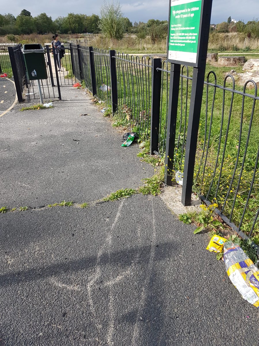 ally_mintz's tweet photo. @SuzHu @CannHallCllrs @wfcouncil @EccentricLDNer just been playing amongst today's mess. How often is the playground litter picked? https://t.co/KmXsoItmMW