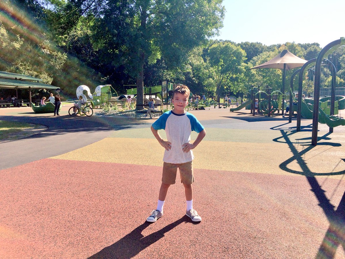 obadiahspeaks's tweet image. Some days you get to skip school AND shoot a commercial for #LandscapeStructures!