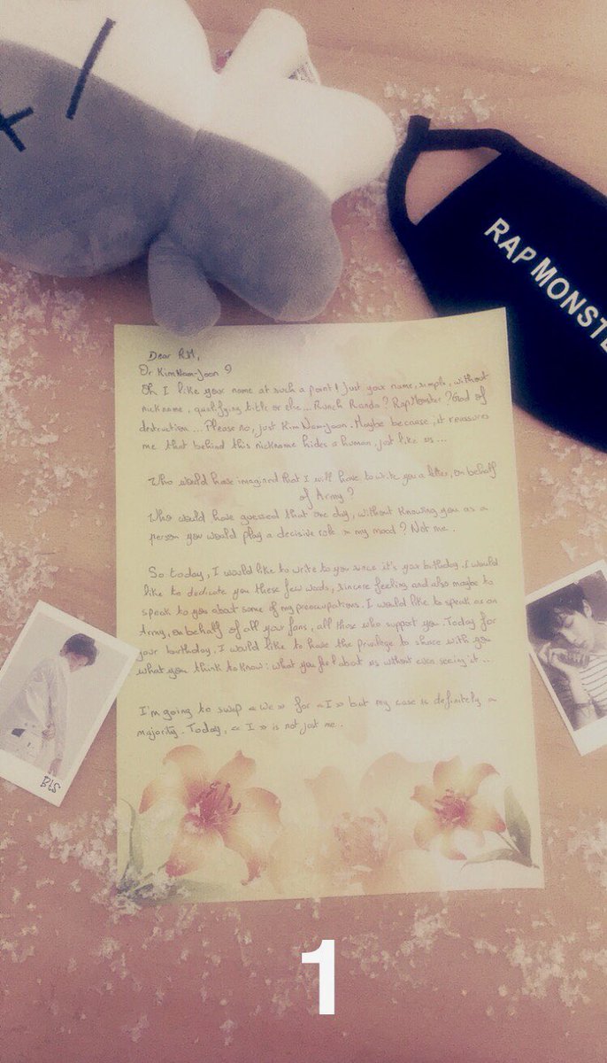 YukiKookie2's tweet photo. A letter to RM for his birthday on behalf of all the Armys #projectRM @bts_bighit
@BTS_twt
@BTS_algeria
@BTSonShazam
@BTSEuropeArmy
#RMGalaxyDay #NamjoonXArmy
#HAPPY_RM_DAY 
Please Share ❤️ https://t.co/ZaO37yJ9Qs
