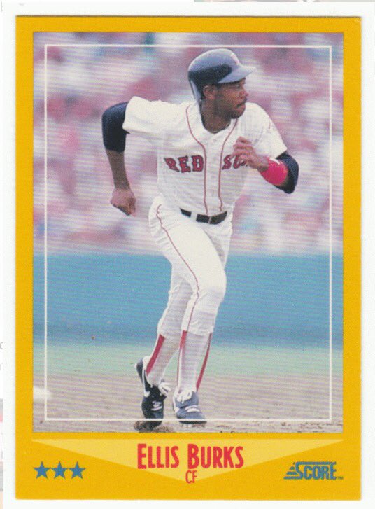 baseballcardDoc's tweet photo. In 1988, Score launched their brand with a set loaded with rookie card star power including Ellis Burks! ⚾️⚾️⚾️ #ellisburks #1988score #score #rookiecard #baseballcard #baseballcards #baseballcarddoc #baseballcardmovie #jackofalltrades #redsox @RedSox https://t.co/lUrCGtgDAh