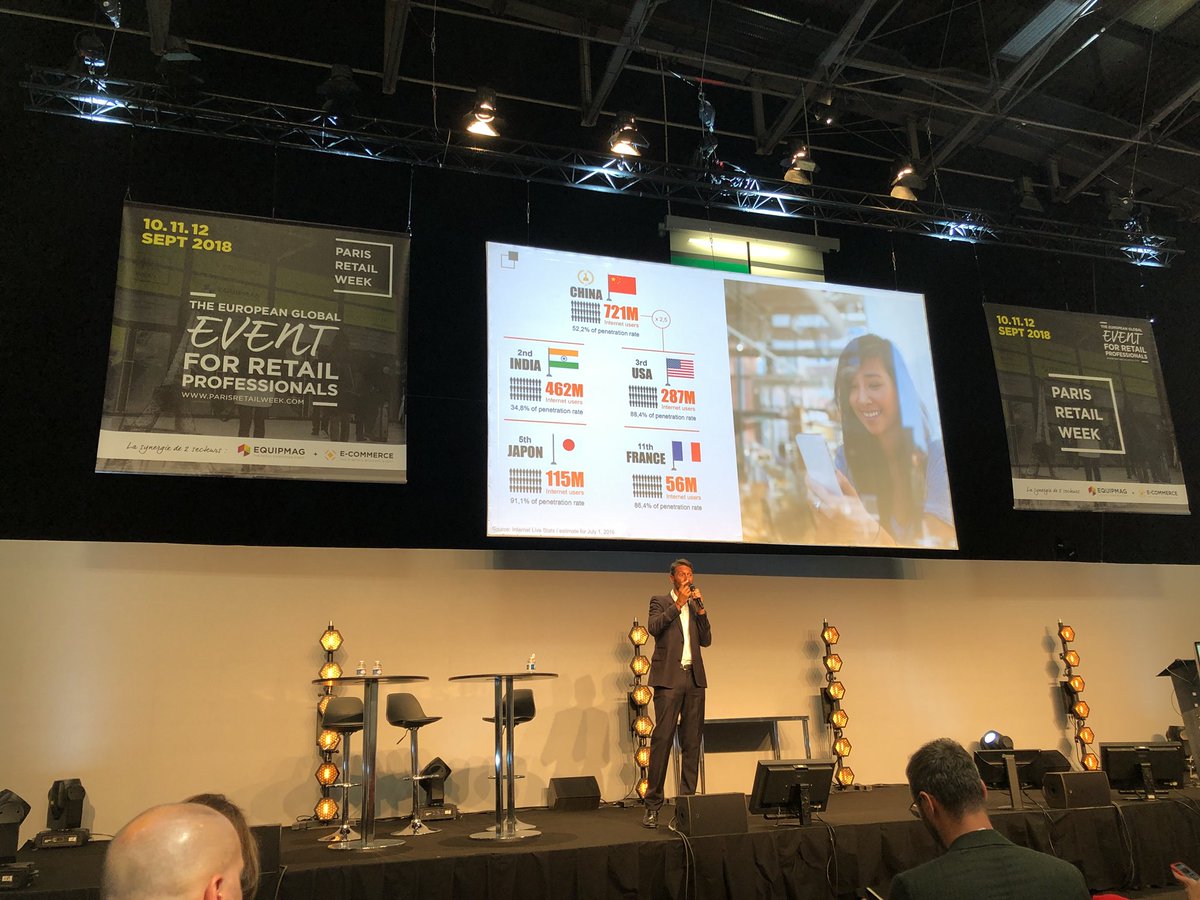 nrfeurope's tweet image. Aujourd’hui @AlibabaGroup est le premier distributeur mondial et continue de croître : 60 % en 2017 !!!@sebadault #parisretailweek