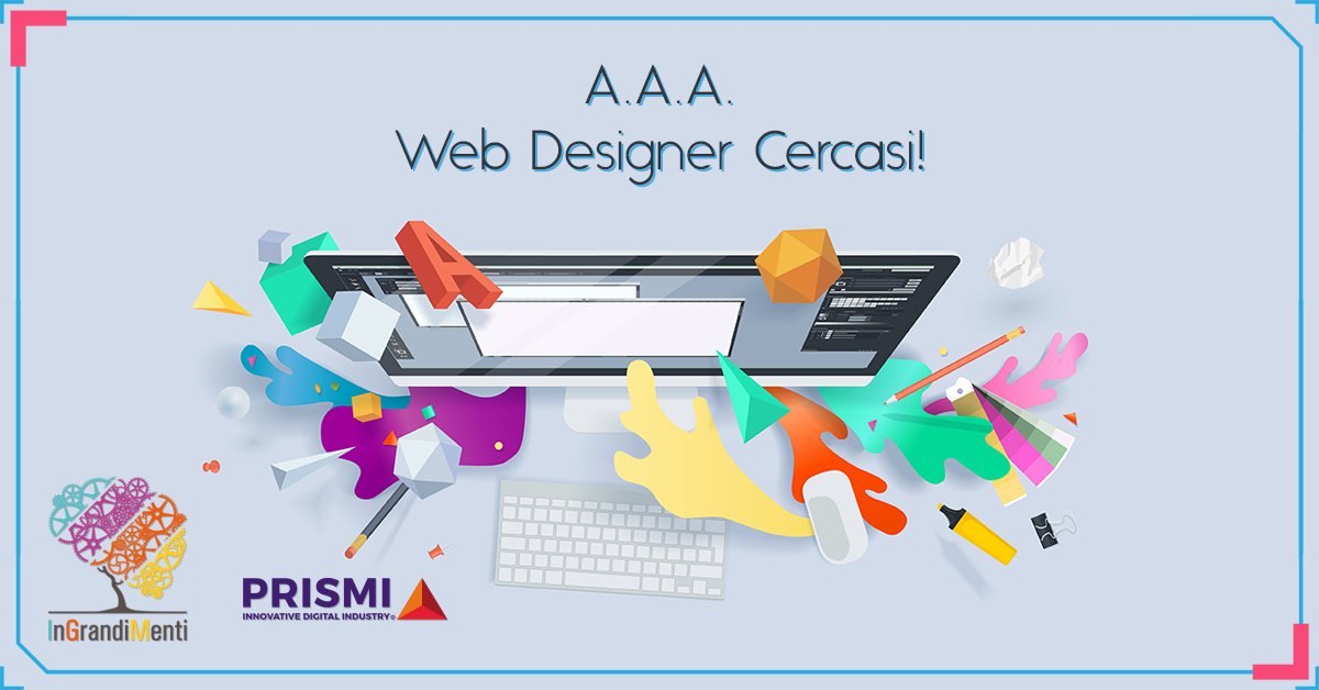 ⚠️#WEBDESIGNER cercasi⚠️
▶️Hai già esperienza come Web Designer?
▶️Il pacchetto Adobe è il tuo pane quotidiano?
▶️Mastichi htlm e css?
Allora non ti resta che candidarti qui 👉🏻 bit.ly/IGM_work