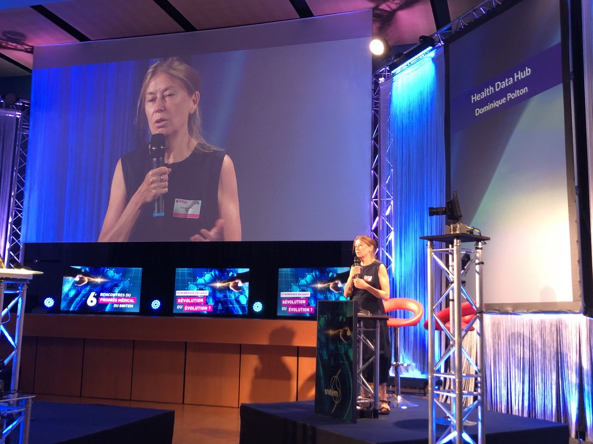 Dominique POLTON Présidente de <a href="/INDSante/">INDS</a> nous parle du Health Data Hub lors des #RPM2018