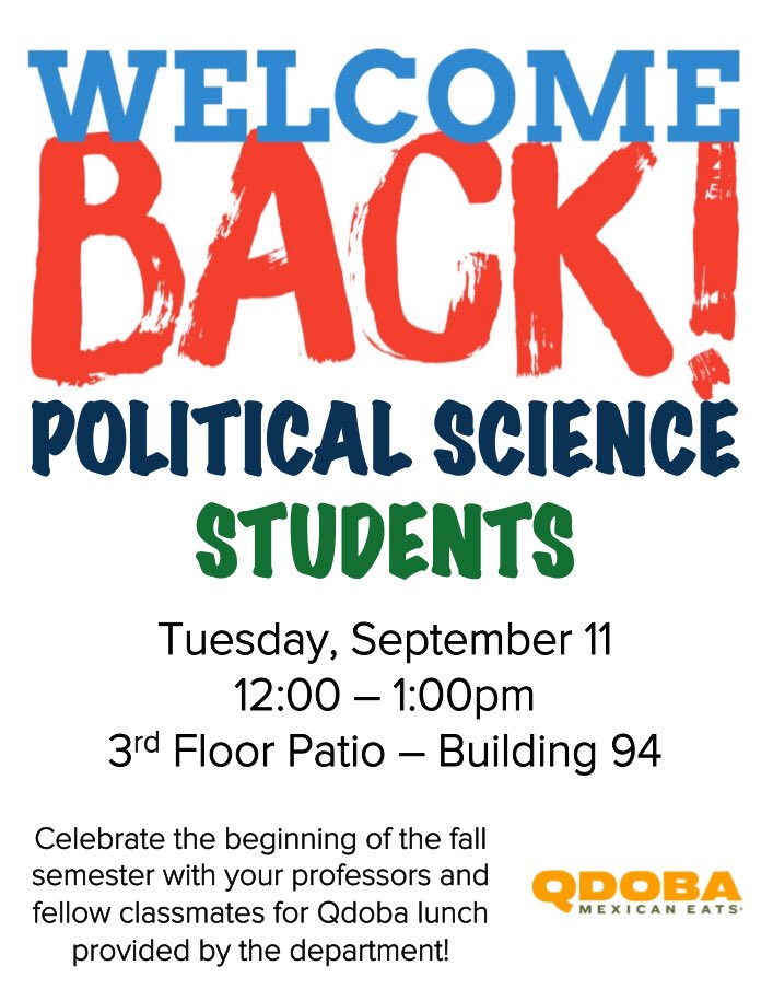 cpp_polisci's tweet image. Eat some food, and come talk to your professors and peers during U-Hour today!