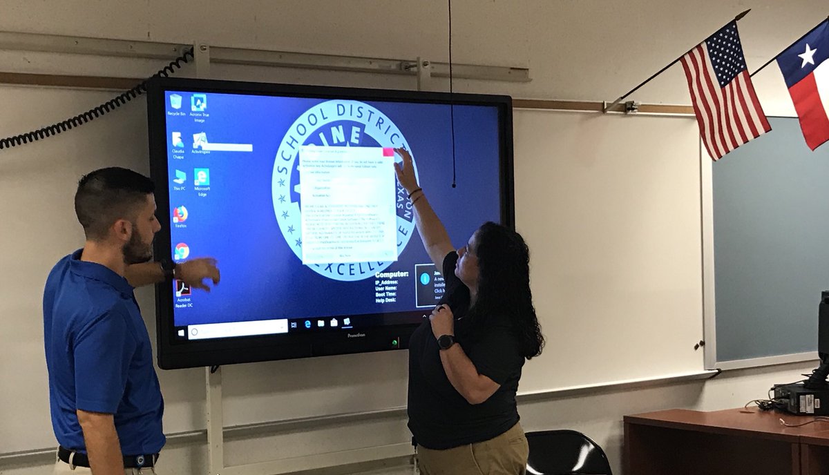 Davis9_AISD's tweet image. The time has come!! Promethean board training @Davis9Falcons! Oh the possibilities! Thank you DLS friends! #Classflow #ActivInspire @awillery @jkmetcalf1 @techchapa @MolitorDLSV1 @kickinitedtech