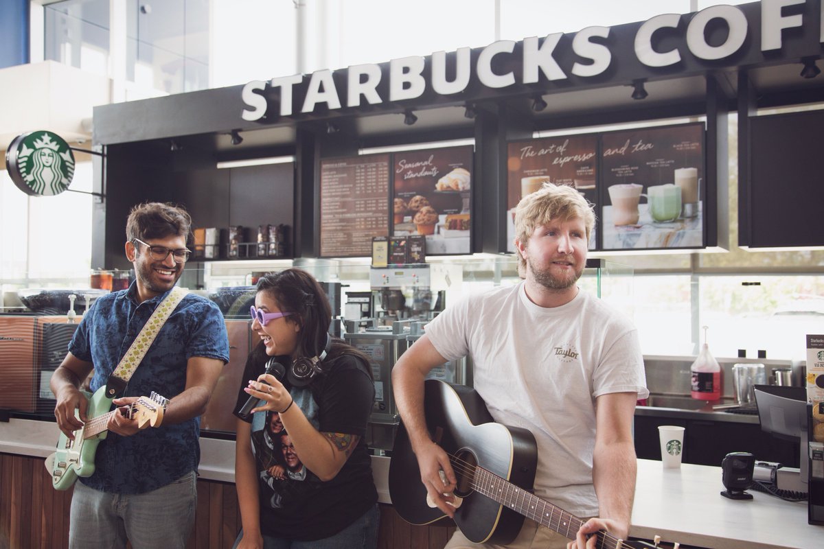 CosmoMusic's tweet photo. #ICYMI we now have a @StarbucksCanada location INSIDE the store! Our #GrandOpening is today. We can't wait to see you for a coffee and a jam sesh. #starbucksatcosmo #coffeeandmusic #sipwhileyoushop https://t.co/lRP02YV6p0