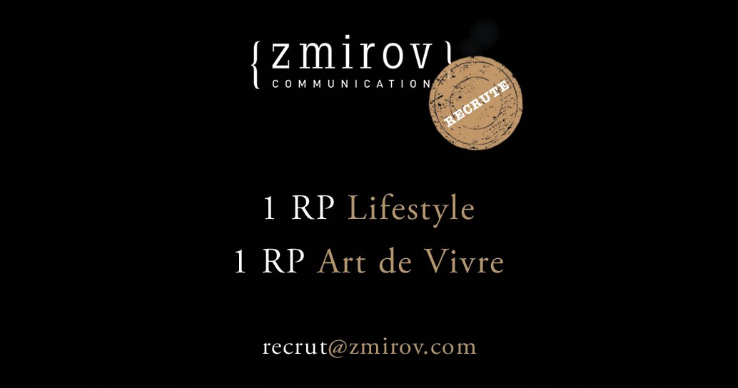 Nous recrutons chez <a href="/Zmirov/">Zmirov Communication</a>.
#agencylife #communication #jobalert #i4Emploi #RP