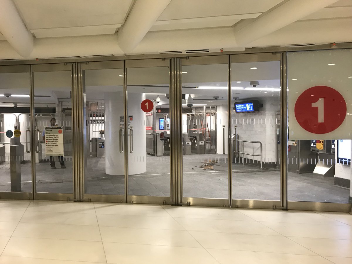 On this September 11th anniversary, it is “good and fitting” to see the reopened WTC/Cortlandt street station of the 1.  Congratulations:  @NYCTSubway @MTA @NYGovCuomo @JoeLhota @AndyByford