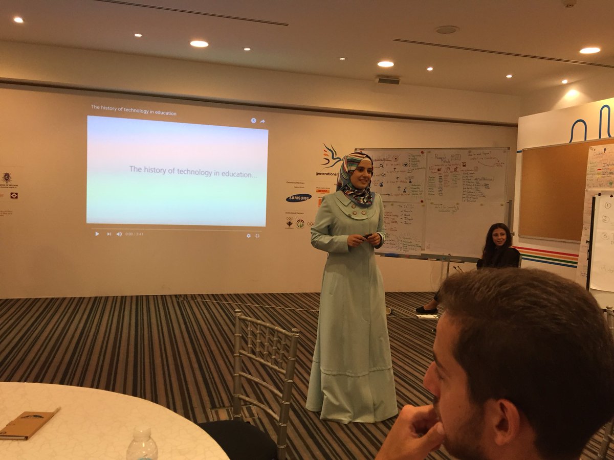 Musabalnahawi's tweet photo. ICT for community impact and sustainable goal; Technology is a tool not a goal session with Elaf Al A’araj at The Global Summit 2018.

#TGSVI #Beyondborders #Amman2018 https://t.co/tVWPUe57jE