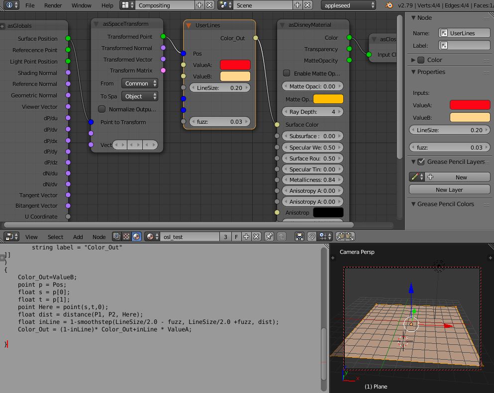 Yuichirou Yokomakura 2点間を赤い線で結ぶosl Appleseed Rendererとblenderできました 終点 1 1 0 始点のpointを 0 0 0 Or 0 5 0 5 0 Or 0 8 0 8 0 と試しました 最後の終点は 0 8 0 1 0 ありがとうございます T Co Zunazcqvl5