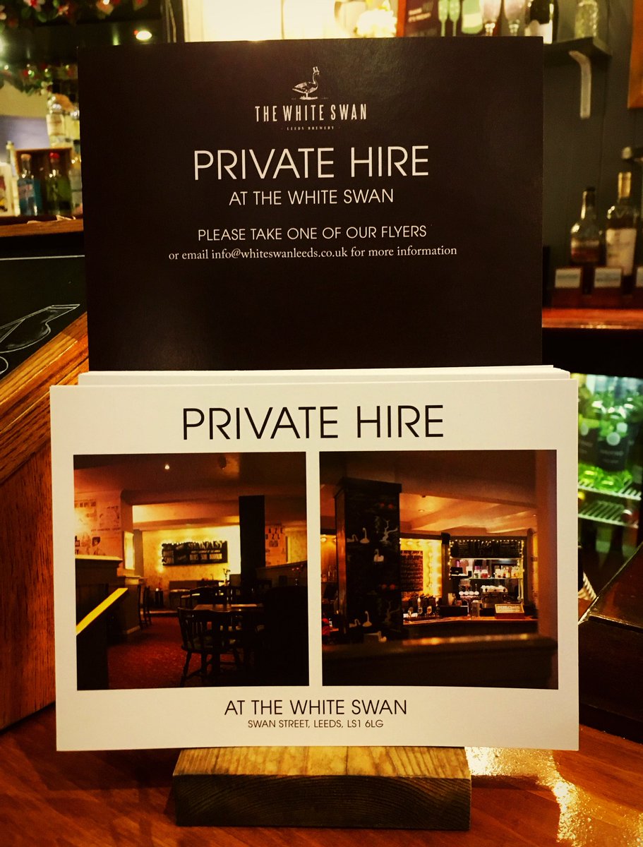 Have an event coming up that you need space for? Anniversary, leaving party, bar mitzvah? We have plenty of space for you here at the White Swan. Contact us for details #pub #leeds #eventspace