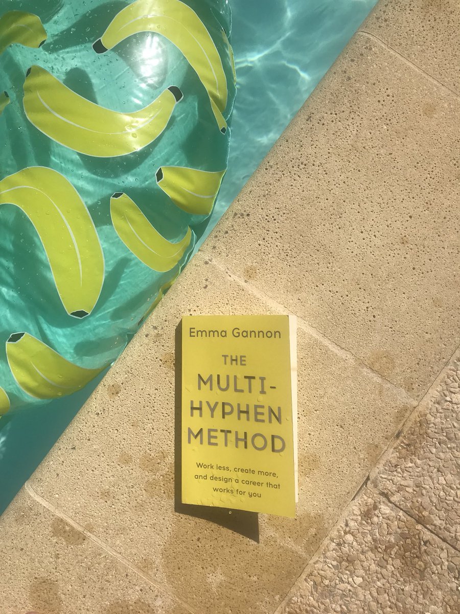 sociallyemma's tweet photo. How fitting my inflatable is so on brand as I read @emmagannon’s book! It’s fantastic to read a book basically saying the way I’ve worked for the last 4 years is an actual thing. It’s reaffirmed that working like everyone else isn’t the only way! #multihyphenmethod https://t.co/F7DwlAKmiX