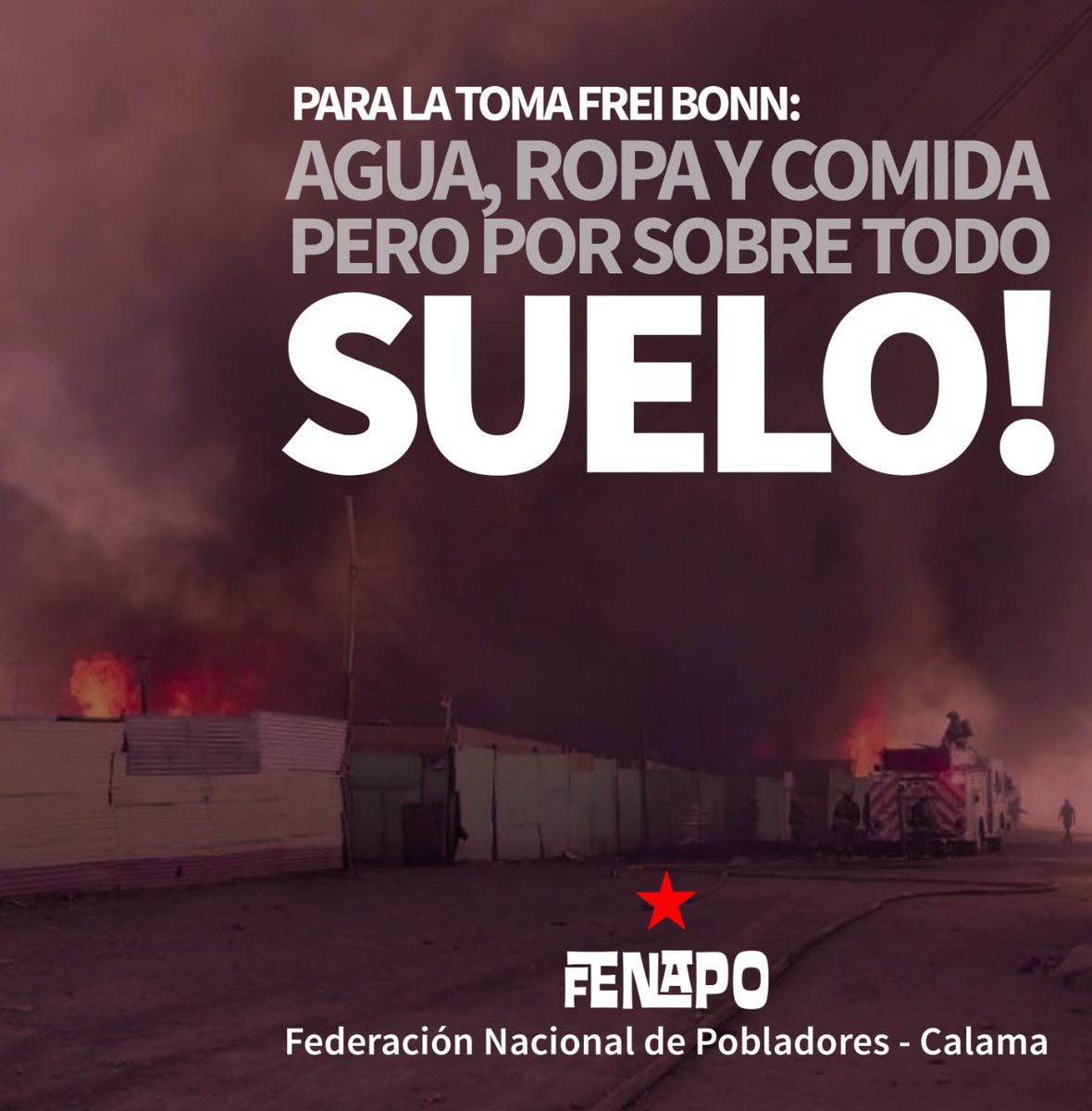 Federación Nacional de Pobladores - Chile tweet media
