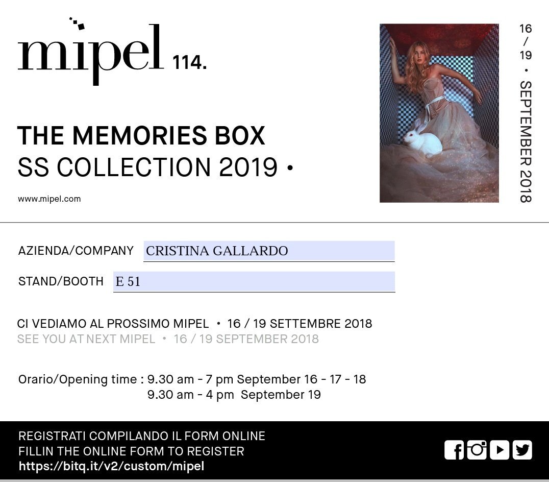 complementoscg's tweet image. On Sunday we'll be present at the International Fair MIPEL. We'll be happy to welcome you and show you the collection 💫