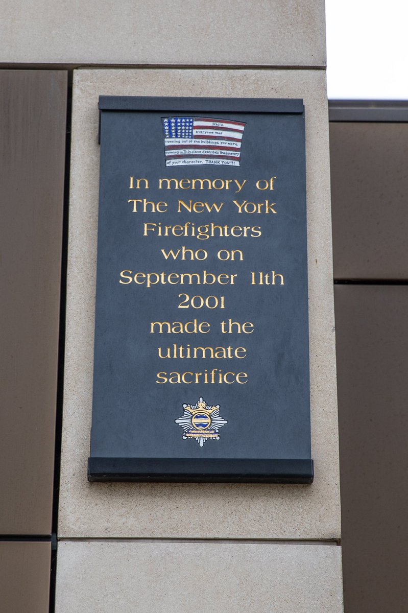 cfrs_cambridge's tweet photo. Firefighters and staff from Cambridge fire station remembering everybody affected by the devastating attack on New York, 11th September 2001, especially the 343 @FDNY #Firefighters and the many that have died or had serious illnesses resulting from it since 🚒🇺🇸 https://t.co/rnY38WlurG