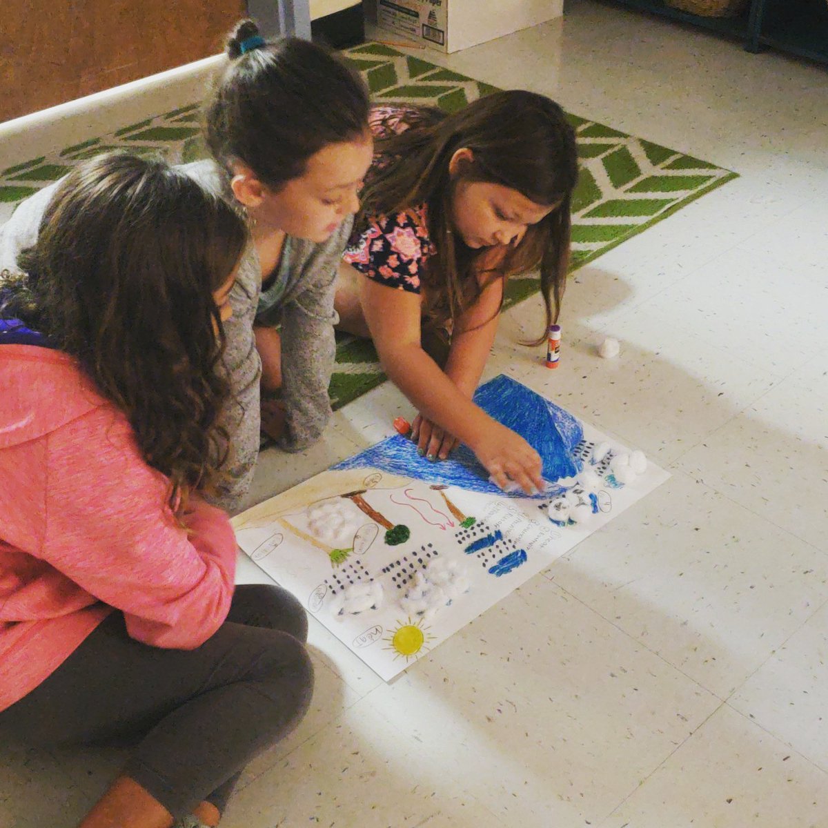 Learning about the different types of clouds with Ms. Jasmine! Perfect week to study weather!! <a href="/AlisonB2015/">Alison Burkhalter</a>