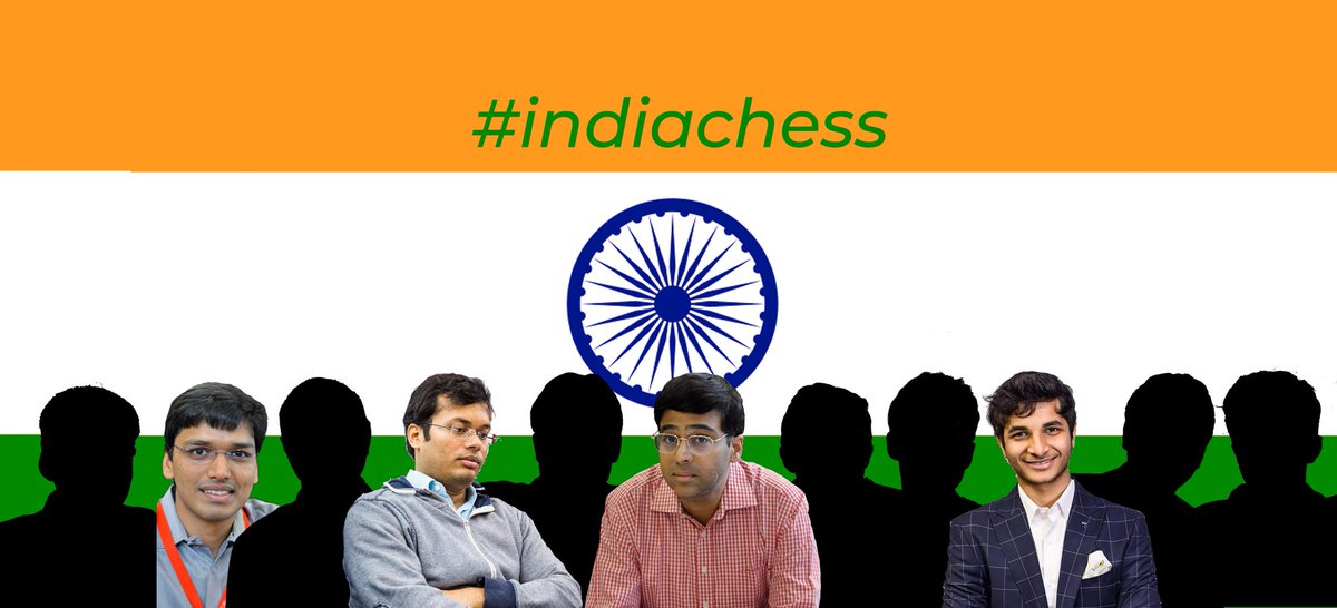 tschessindia's tweet image. Namaste! We will gradually reveal all the players this week, leaving you some room for guessing 😉
India will be represented by @HariChess, @suryachess64, @viditchess and all-time hero @vishy64theking. Any other Indian player you&apos;d like to see in the field? 🇮🇳 #indiachess