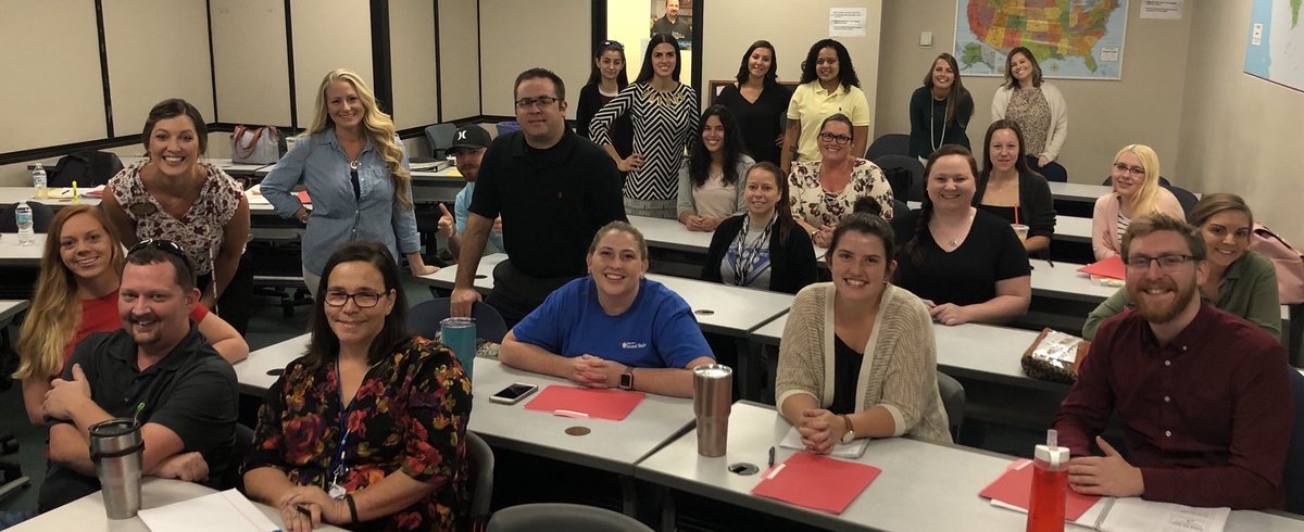 anagblaine's tweet image. These @DSCCollegeofEd #FA18Interns are ready to kick off 2 full days of #VCSCHAMPS with the amazing @KayMilliken! Thank you @jennybc1 and @volusiaschools for letting us borrow her! #futureeducators #worldchangers