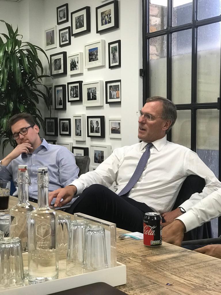 QuanteriumTech's tweet image. Roundtable hosted by @firstminutecap with @GoldmanSachs International CEO and Vice Chairman Richard Gnodde - @AlexKoumpas @realDannyhakim @ramikalai