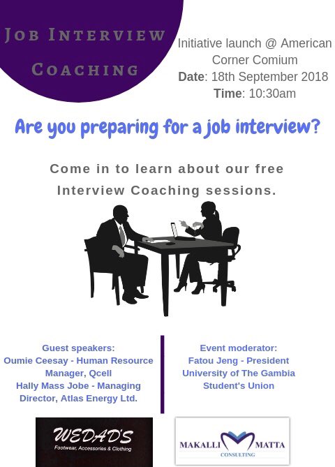 MakalliMatta's tweet photo. Our JIC press release. Eligibility age is 21 to 35 years old. #GoInPrepared #RefiningOurWorkforce
#GambianPride https://t.co/RhuKPdjGgz