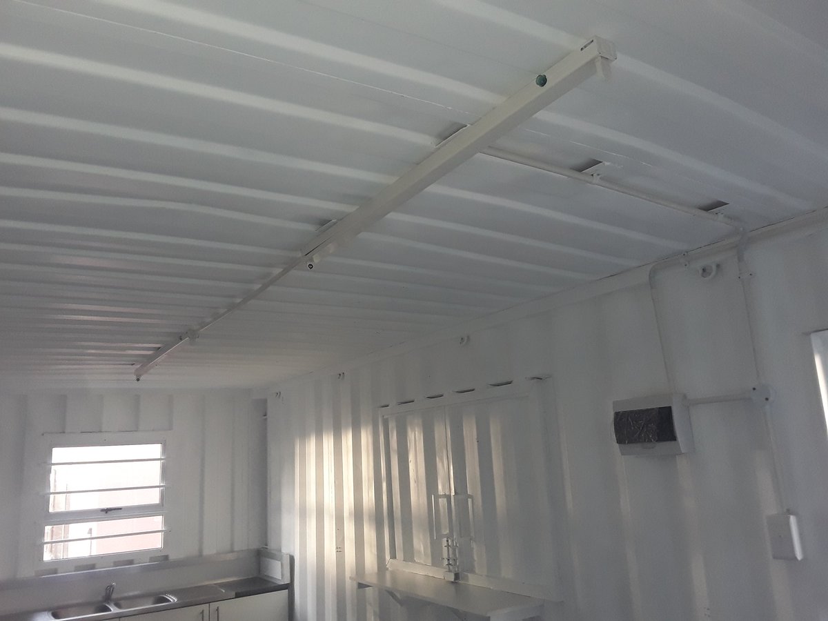 LimaniContainer's tweet photo. A beautiful kitchen for its new owners, a school in Bloemfontein, Free State, funded by the EXP Agency. https://t.co/v5x4U789vS