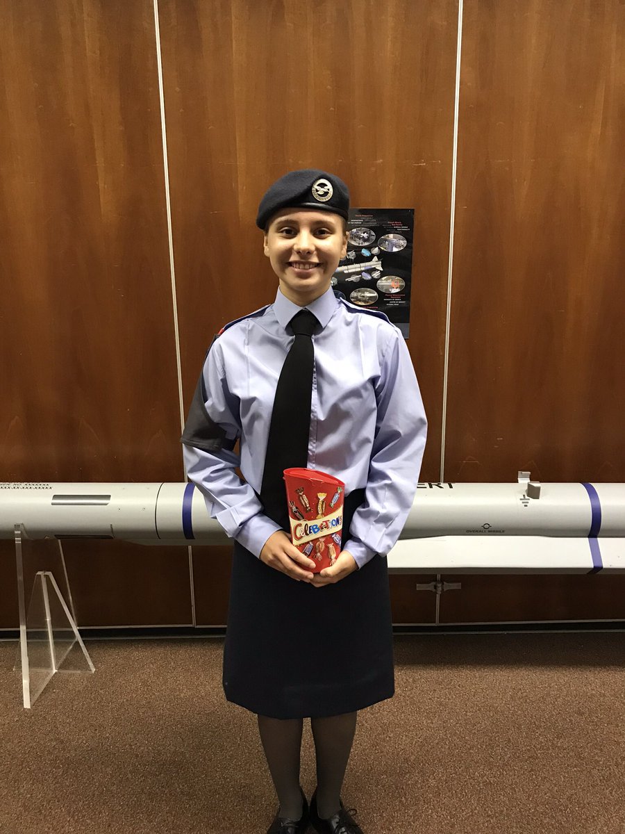 The cadet of the month was Reuter! Over the past month she has shown outstanding commitment to the squadron. Also she has had a great attitude towards everything she does. 
Keep up the good work! 
#weare73