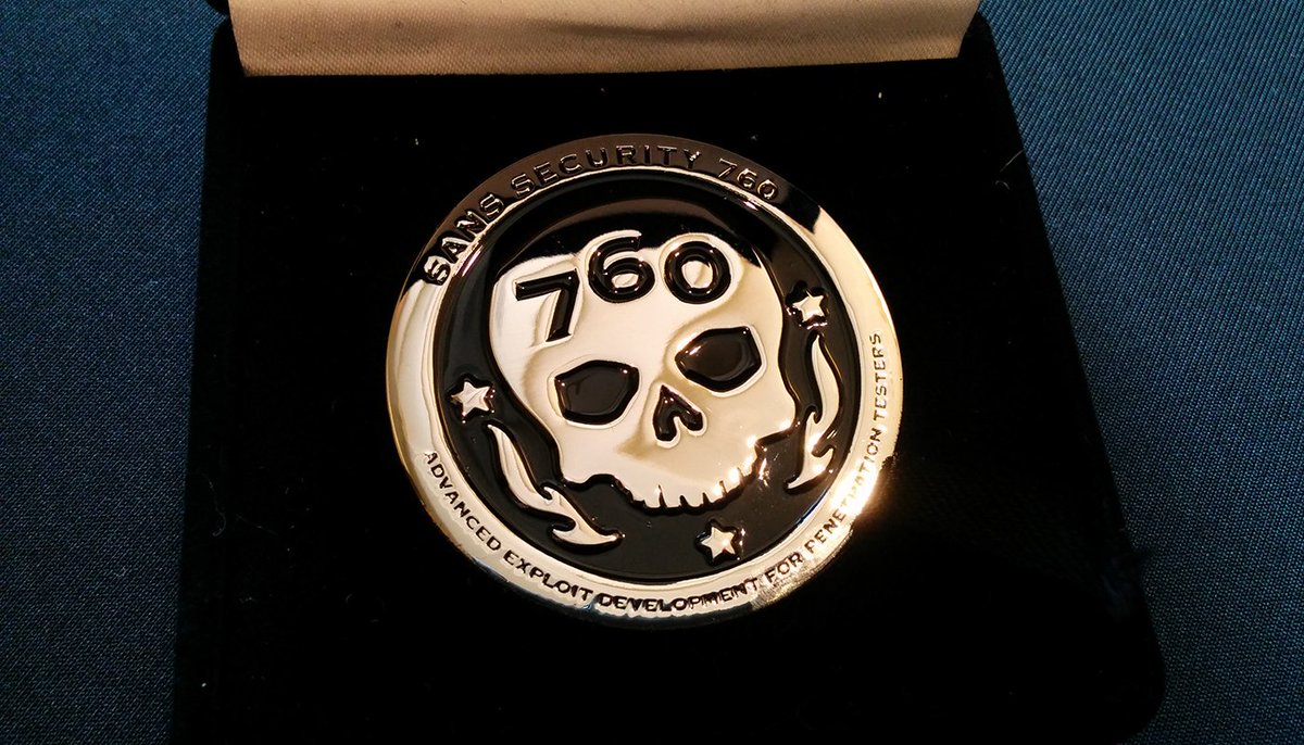 SANSOffensive's tweet photo. SANS | Quiz

Are you ready for our most advanced SANS #pentest and exploit dev training course, SEC760?

Take a 10-question quiz to find out: https://t.co/FMu6ELoMYd

SEC760 - Schedule &amp; Syllabus: https://t.co/GPggyJeWdc https://t.co/XE4Wc6hZG8