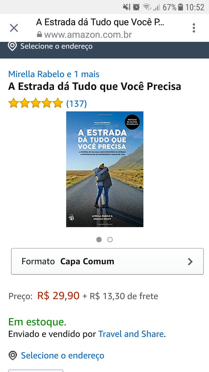 DriversBrazil's tweet photo. @Travelsharebr Bom dia!! Queria saber.. se eu comprar o livro pela Amazon agora, ele vem autografado?? https://t.co/6aEVKW8SIB