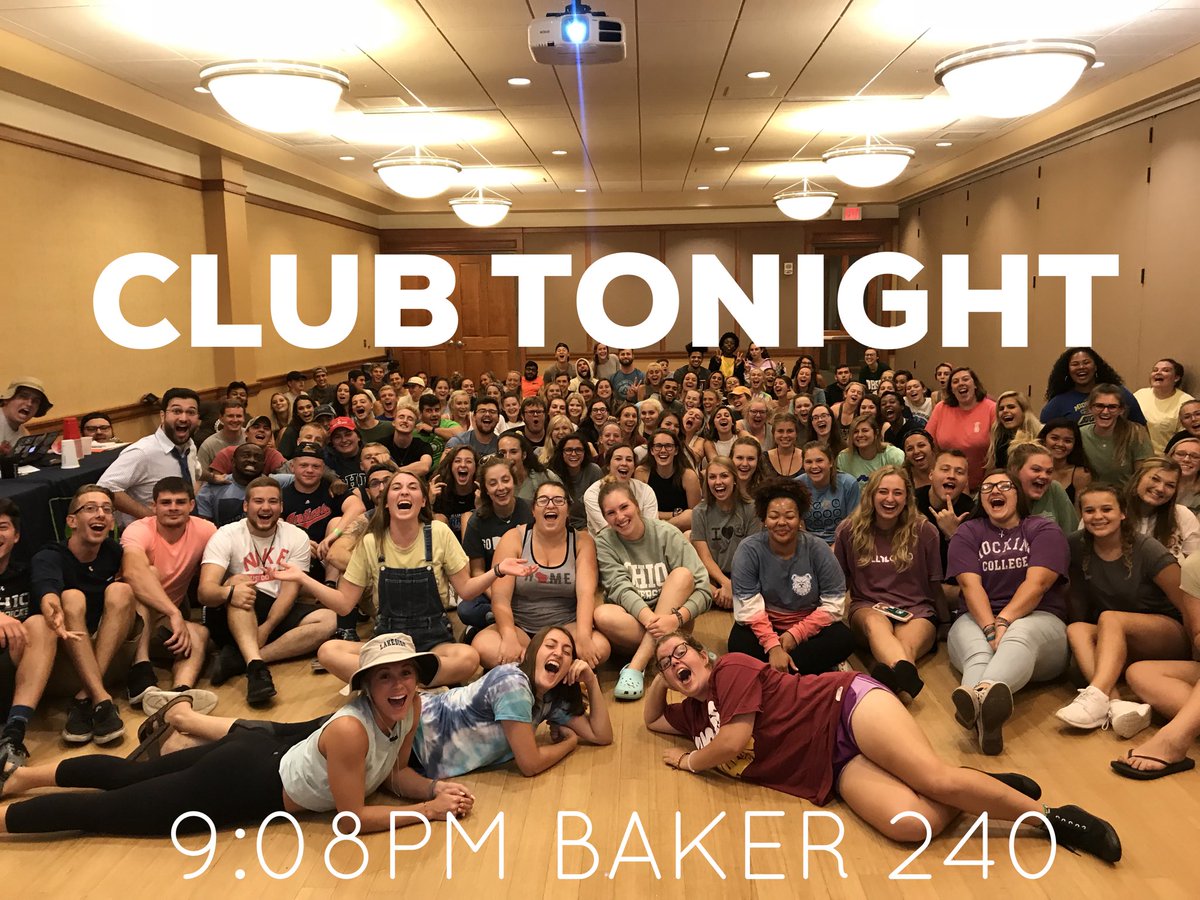 CLUB TONIGHT! 9:08 in baker 240!!!! ✨🎉half the spots are filled for rockbridge, so be sure to sign up tonight with a $40 deposit!