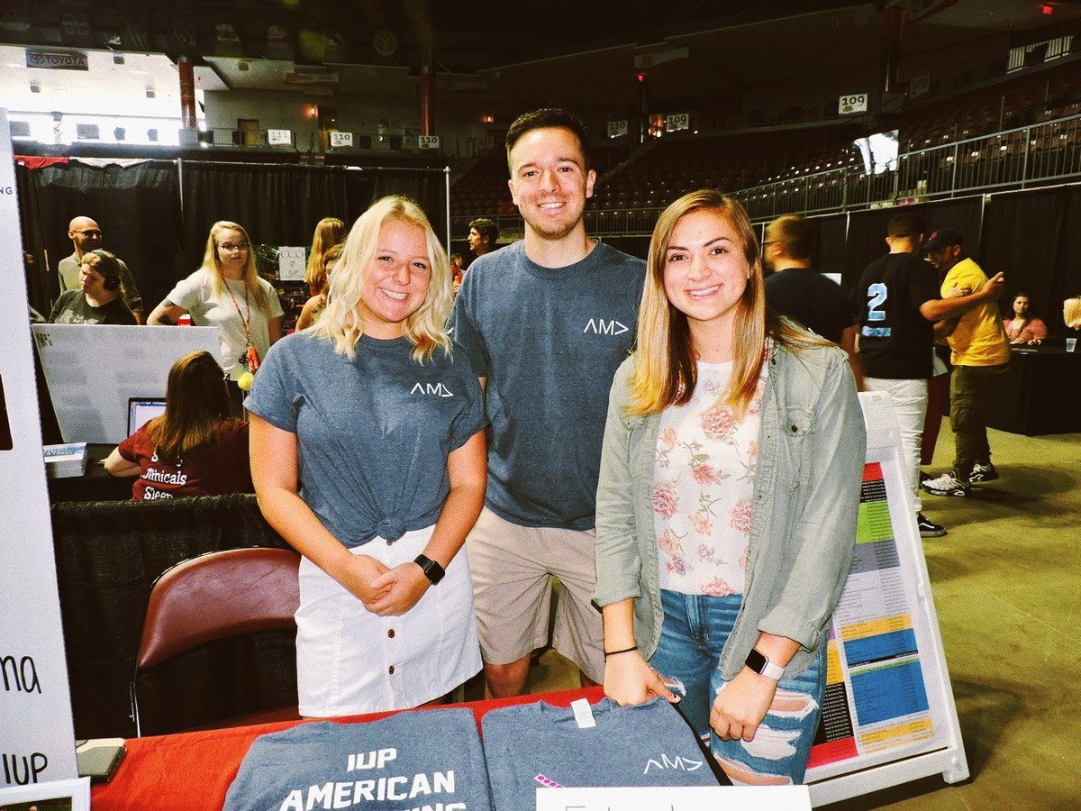 EberlyIUP's tweet photo. Thank you all for coming out to #IUPDay last Friday! Eberly had so many clubs and organizations displayed, and we met so many amazing students! Can’t wait to see you all next year! https://t.co/O22w5ZtmGZ