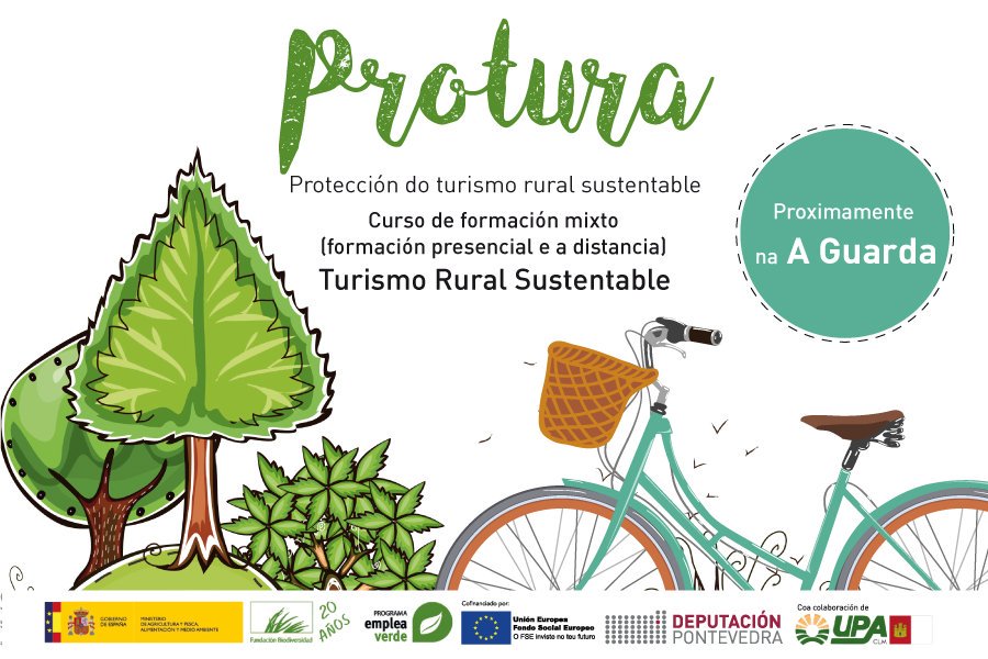 turisriasbaixas's tweet photo. En #AGuarda arranca este mes un curso sobre #turismosostenible para profesionales del sector dentro del proyecto #Protura. ¿Te apuntas? 👉
https://t.co/EkXEAiGgKF #PontevedraProvincia https://t.co/i636Hd56i9