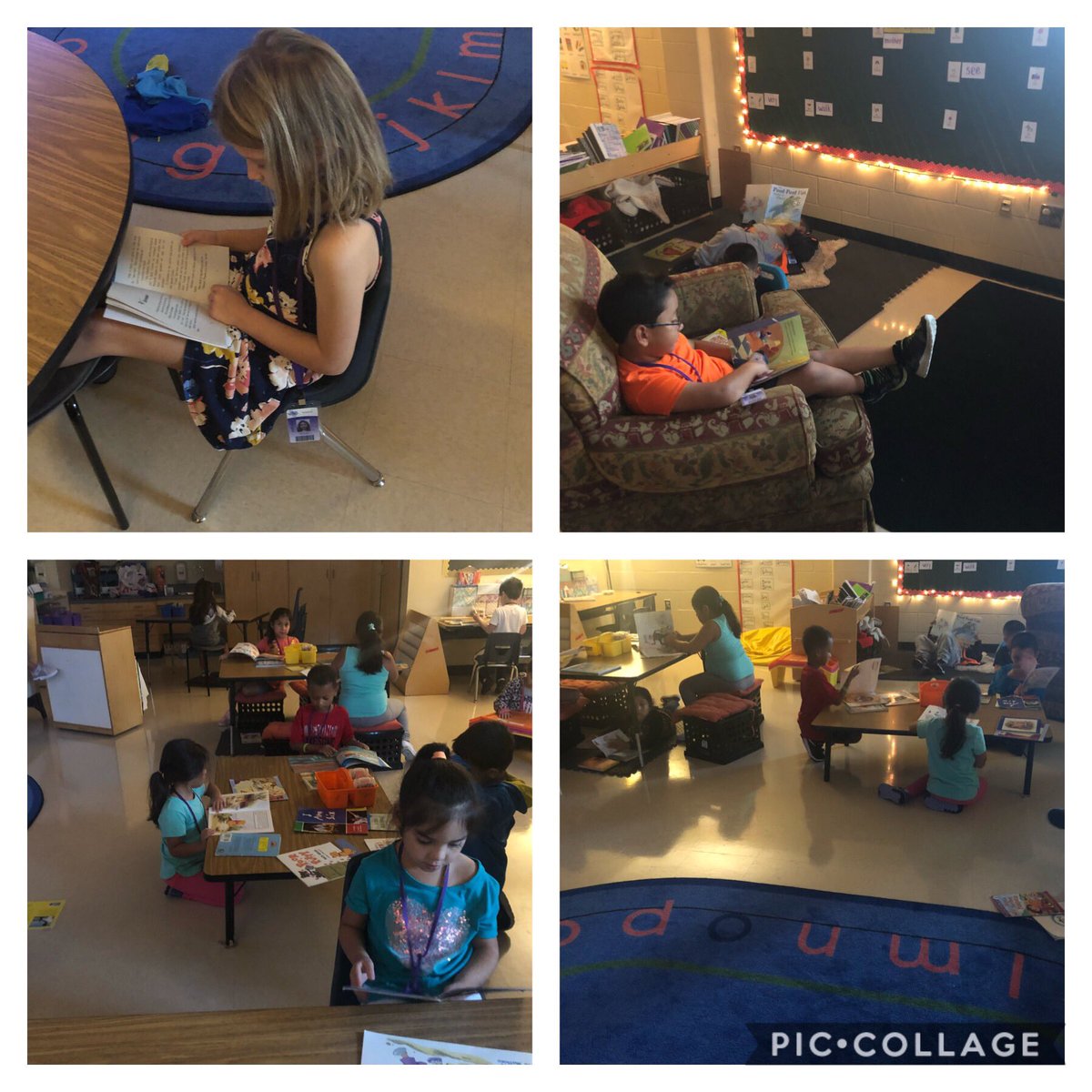 katelipscomb's tweet image. As readers, we are working on growing our stamina! #multiagelearning #fortheloveofreading