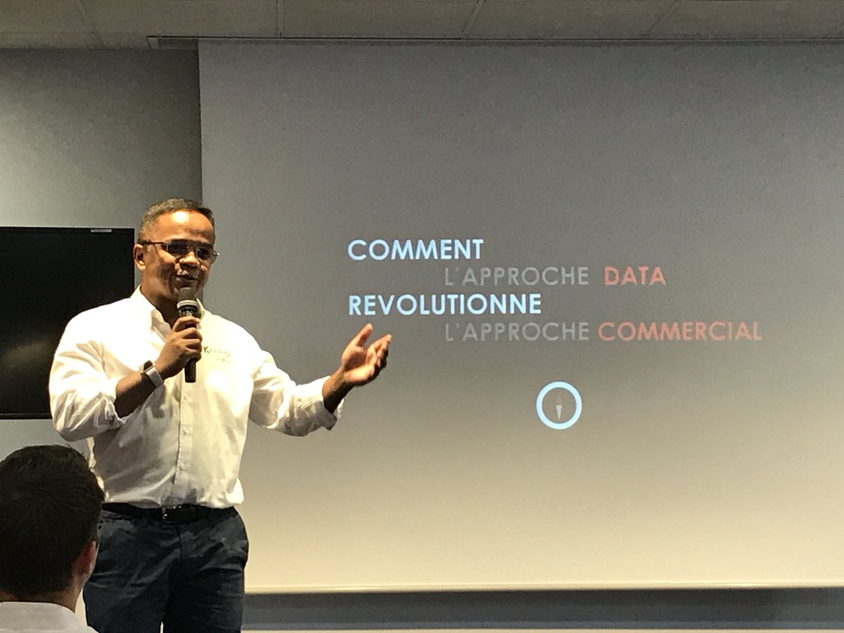 C’est la rentrée de #dcf79  !
C’est parti pour la conférence avec Hugues Razanadraibe de <a href="/KereonInt/">Kereon Intelligence</a> « Comment l’approche data révolutionne l’approche commerciale », <a href="/CCIDeuxSevres/">CCI Deux-Sèvres</a>, partenaire, est présente ce soir au <a href="/Medef79/">Mouvement des Entreprises de France - Deux-Sèvres</a>, @tecodata