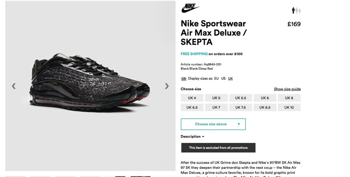 air max deluxe size 11