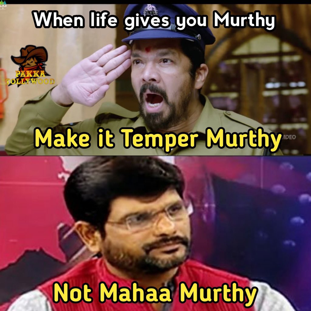 PavanRAJ_PV's tweet photo. If anyone has the name Murthy try to become an constable Murthy, and don't ever become a dumb fool @MahaaNews murthy.
#BakaraMahaaMurthy
#MahaaNewsBrokerismToTDP
#CBNCollectionAgent
#mahaayellowmediacomedy https://t.co/2aPPvPXizW