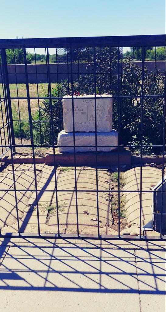Day off traveling to AZ yesterday. Stopped at Billy the Kid's grave along the way.