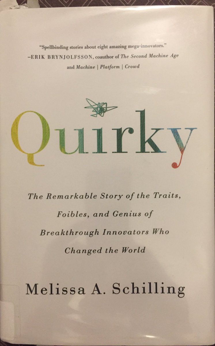 Definitely worth my overdue fine. Reads like science plus innovation/ education and history. It features many of my hypothetical dinner guests, too!