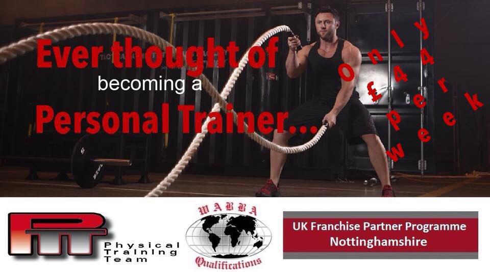 Is fitness a passion you hold?
Would you love to be a personal trainer?
Do you want an internationally recognised qualification?

You are in luck! 

Come learn from the only approved WABBA Qualifications training provider for Nottinghamshire.