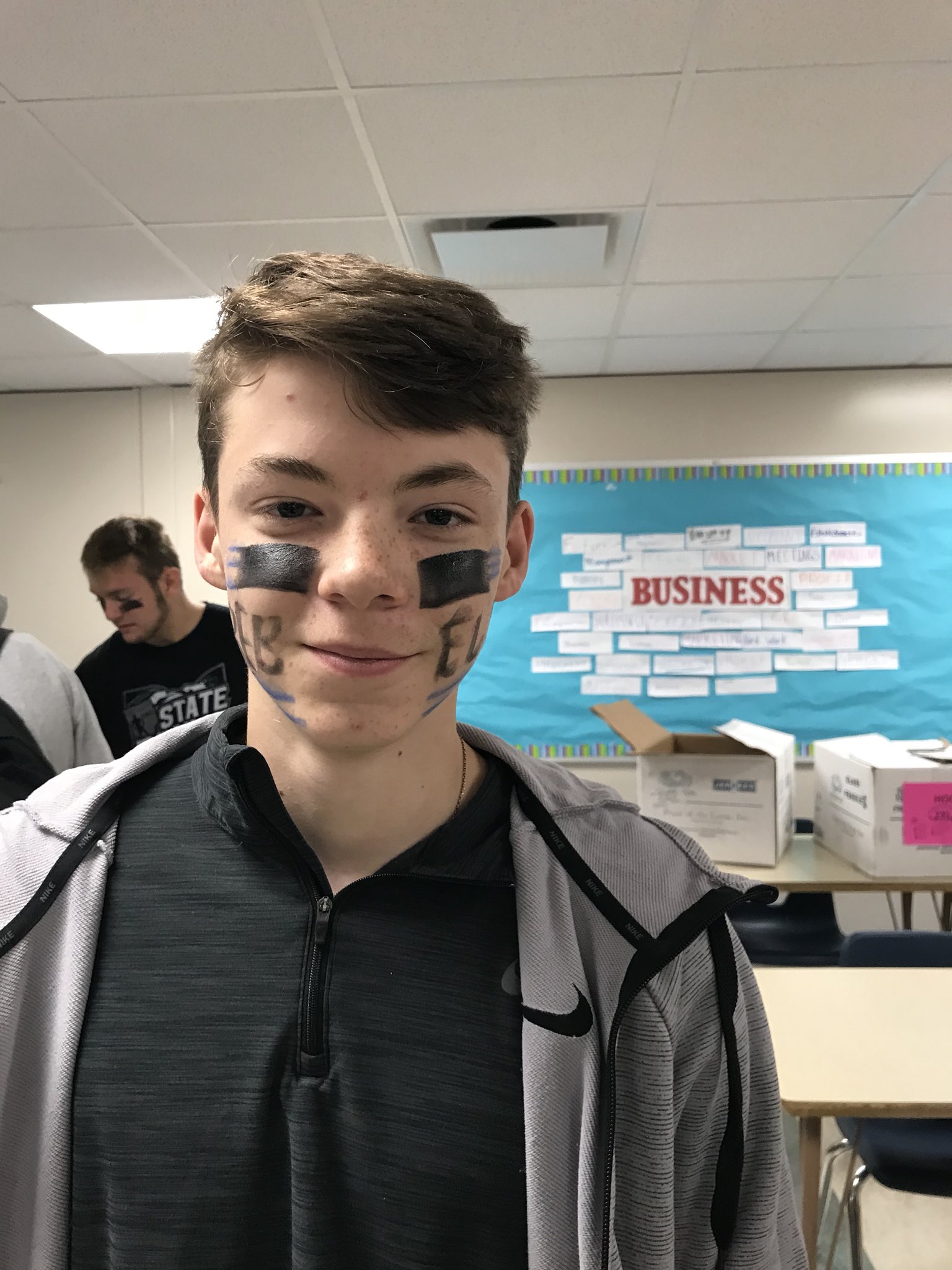 Rebels Express on Twitter: "Alex repping the face paint! Get yours this week  at Rebels Express! $4 for spirit packs! Blue or black face paint is  included!! #gorebs. https://t.co/V8KAsoeO0n" / Twitter