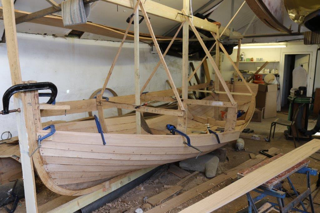 Traditional boat building skills are alive and well on the North Norfolk Coast. Sutton Timber supplied Oak to create this traditional Clinker Boat. #boatbuilding #oak #traditionalskills #craftmanship