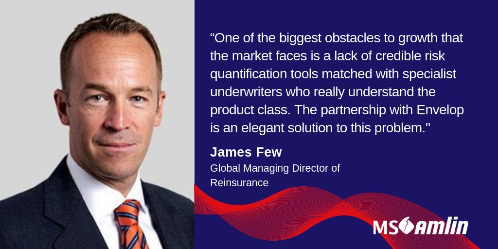 We’re pleased to announce our partnership with Envelop Risk, offering market-leading cyber resinsurance capacity. Read more about the partnership here re-insurance.com/news/ms-amlin-…