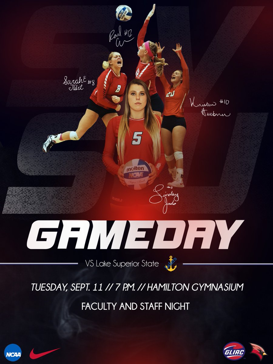svsuathletics's tweet photo. 🚨@SVSU_Volleyball GAMEDAY 🚨
📍Hamilton Gymnasium  
⏰7 p.m.
📊 https://t.co/BBraUy0BTY 
📹 https://t.co/x7YasFosLB 
#BeaksUp #svsuvb https://t.co/OqrmOpCyo6