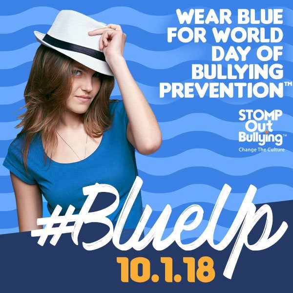 npsd1's tweet image. Northland Pines Middle &amp;amp; High School is participating in World Day of Bullying Prevention™ An initiative of STOMP Out Bullying™ Show your support for World Day of Bullying Prevention™! #BlueUp and "Make Bullying History" Tell everyone you know to wear a BLUE shirt on Oct. 1st.